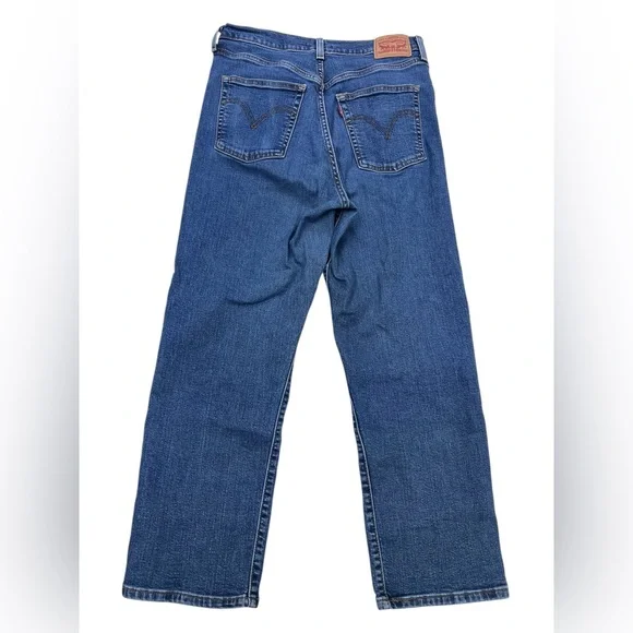 Levis Ribcage Straight Ankle Jeans - Picture 3 of 9